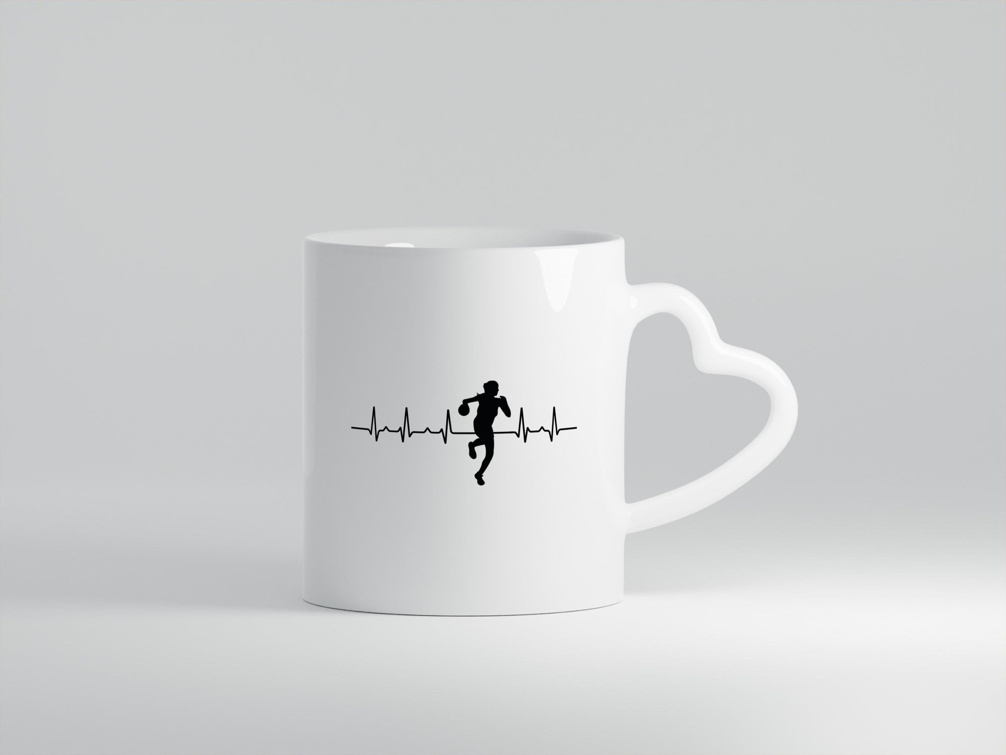 Handball Herzschlag | Verein Sport Handballerin Geschenk Humor Geschenkidee