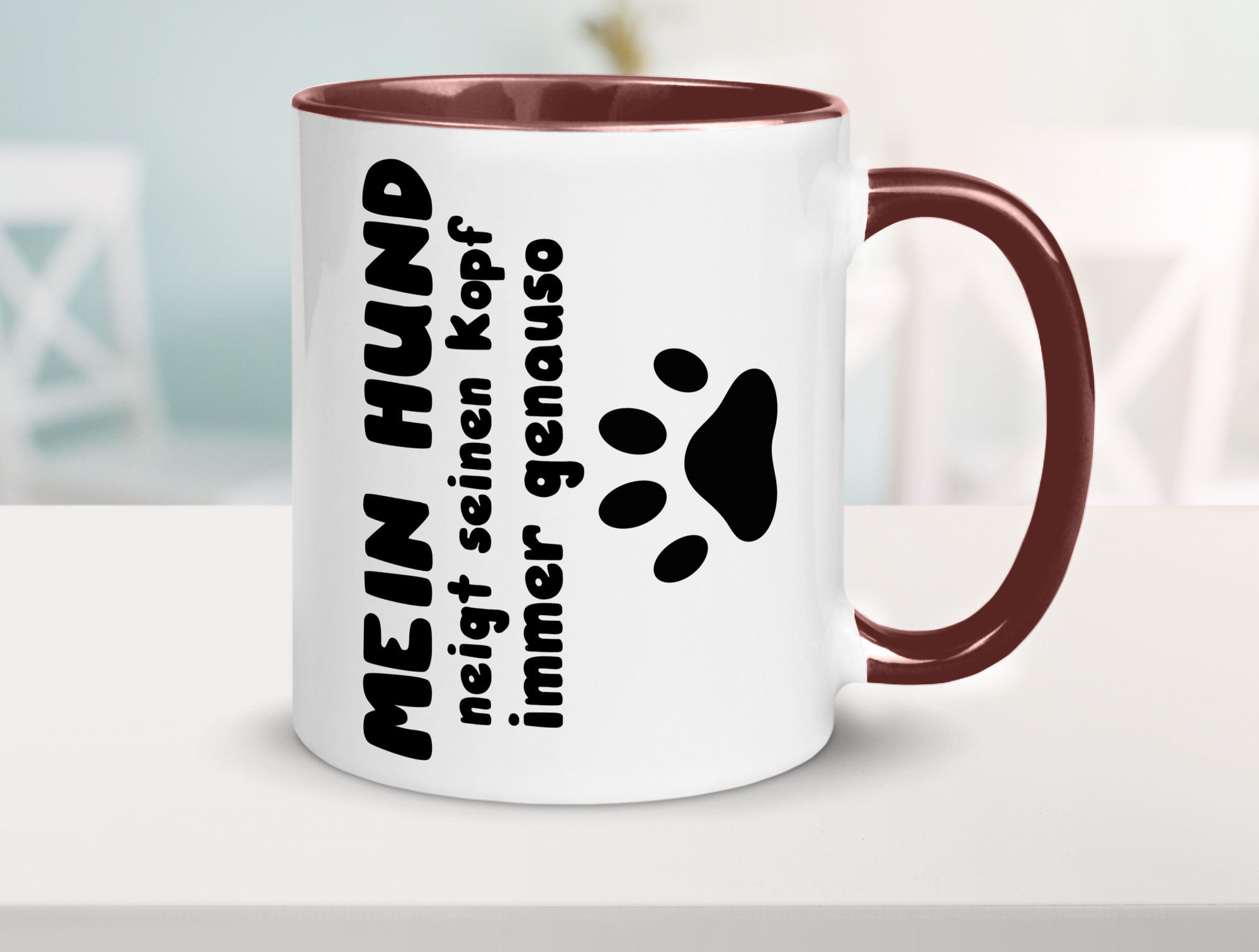 Mein Hund | lustige Tasse Hundebesitzer Humor lustiger Spruch Geschenk