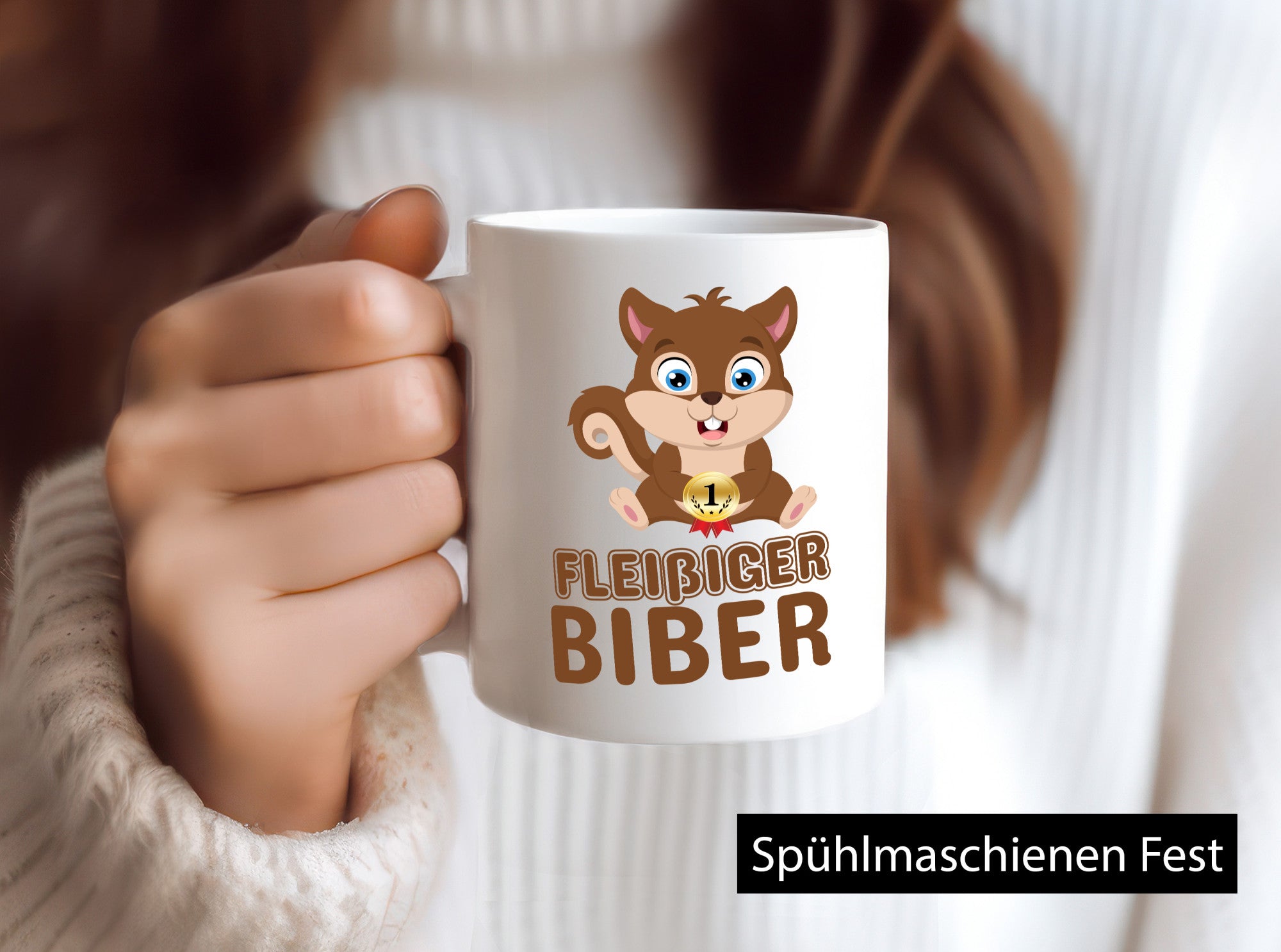 Fleißiger Biber | Motiv Tasse Kinder Geburtstag lustig Geschenkidee Geschenk