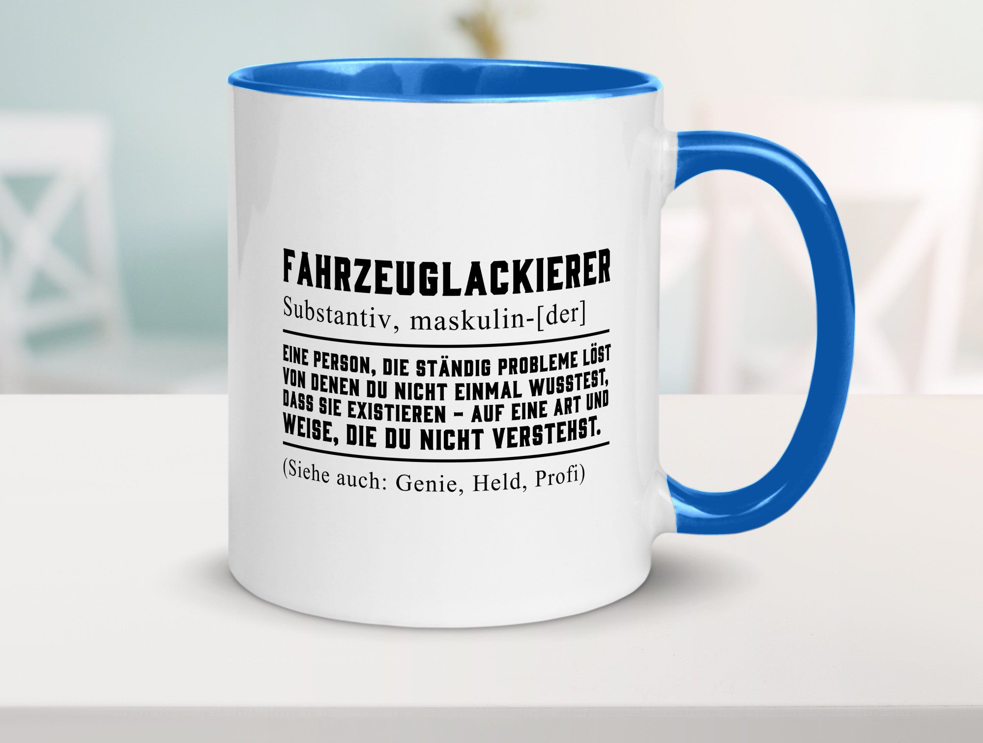Fahrzeuglackierer | Definition Lackierer Autolackierer Humor Geschenkidee Tasse