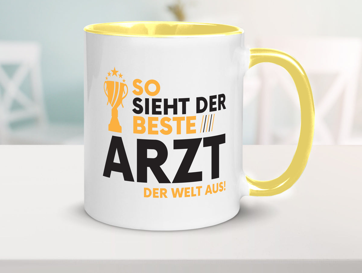 Der Weltbeste Arzt | Medizin Doktor Facharzt lustiger Spruch Geschenk Humor Tasse
