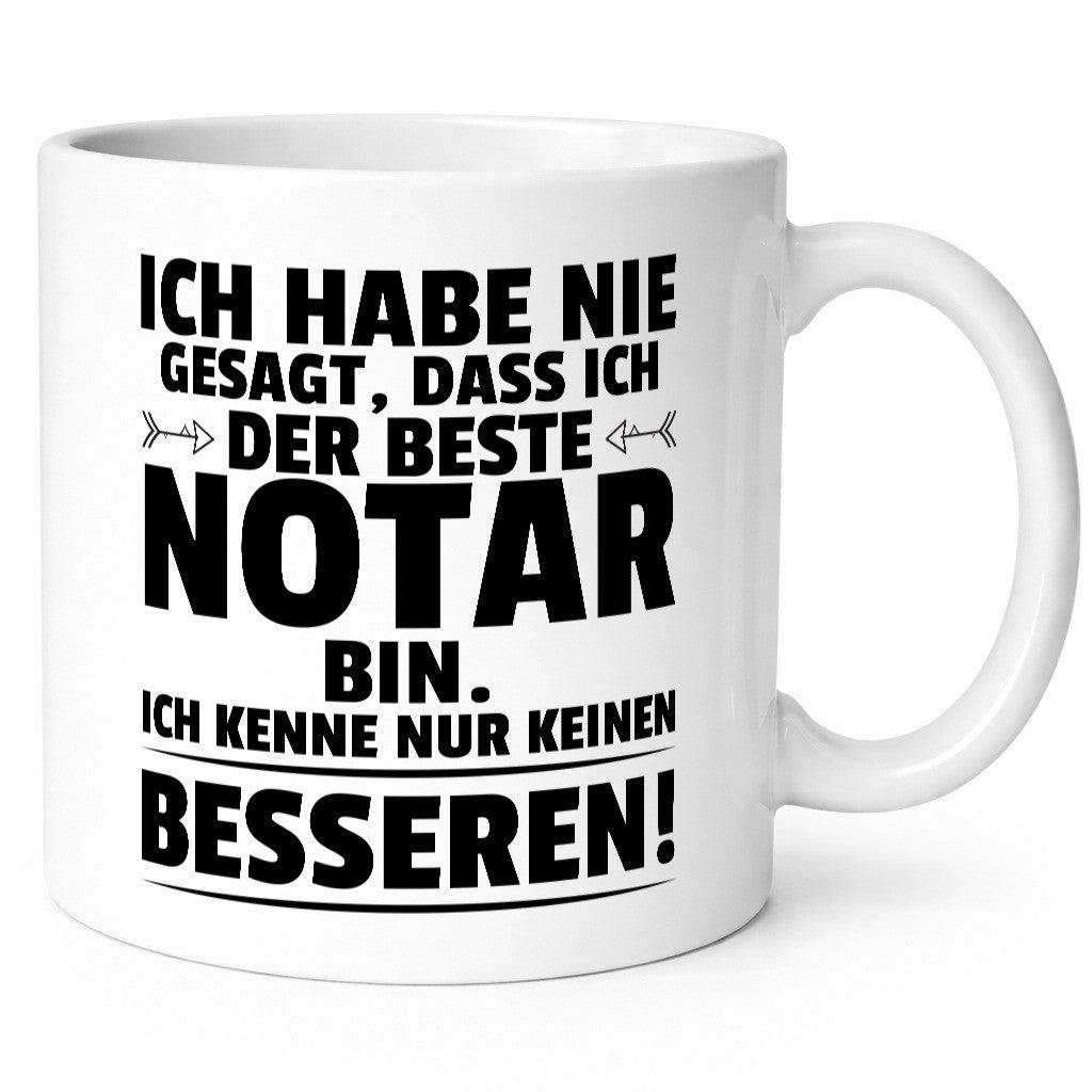 Der Beste Notar | Jurist Geschenk Humor Geschenkidee lustiger Spruch Tasse