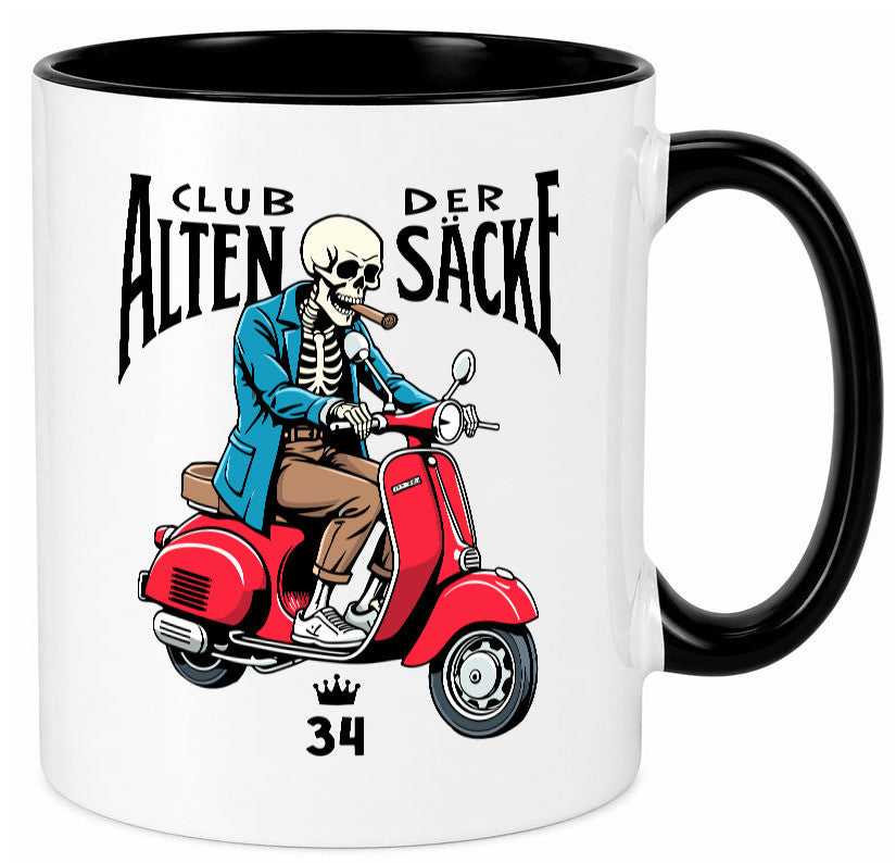 34. Geburtstag | 34 Jahre Club der alten Säcke lustiger Spruch Geschenk Tasse