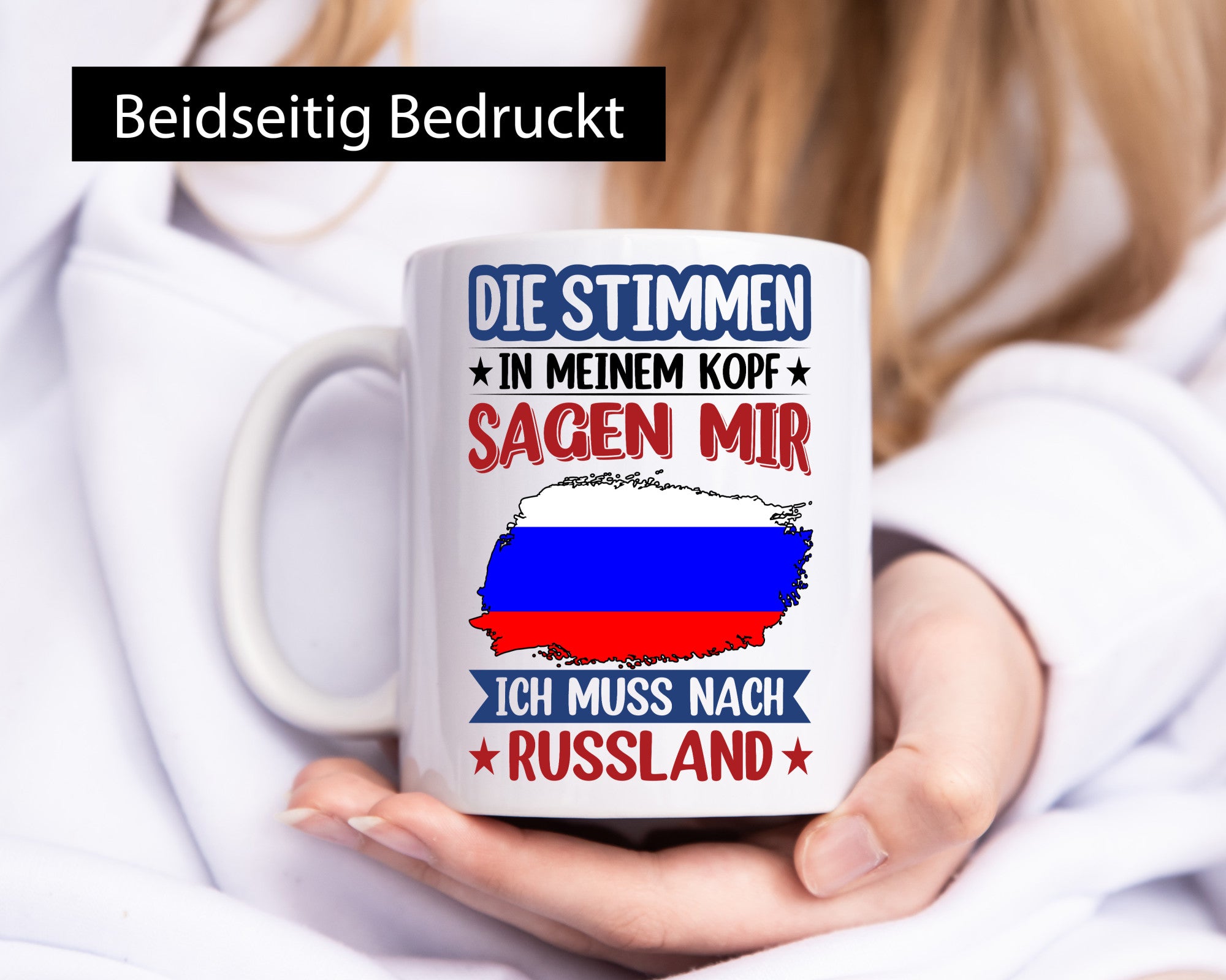 Russland | Urlaub Stimmen in meinem Kopf Traumland v2 lustig Humor Geschenkidee