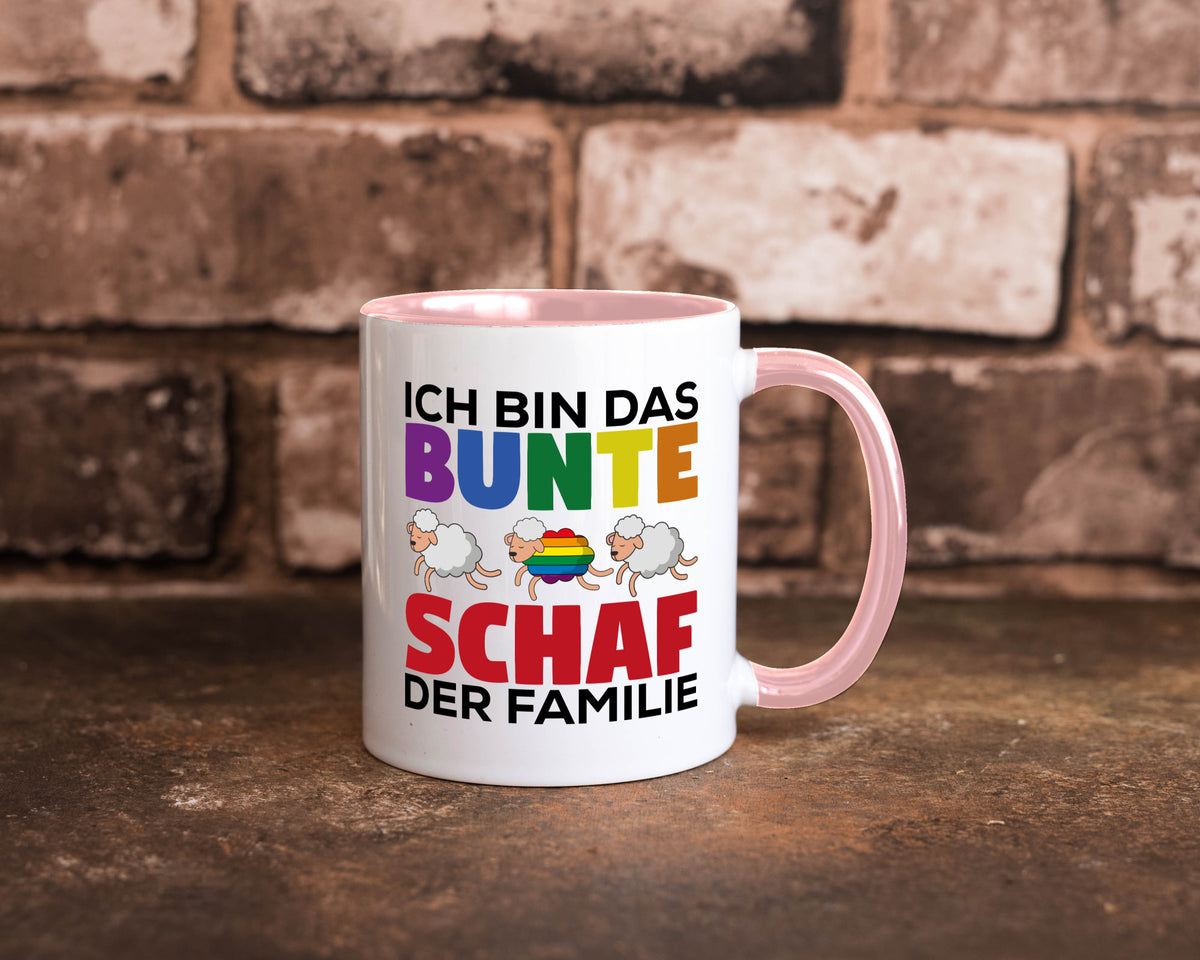 LGBTQ+ Tasse | Buntes Schaf Regenbogen Humor Geschenkidee