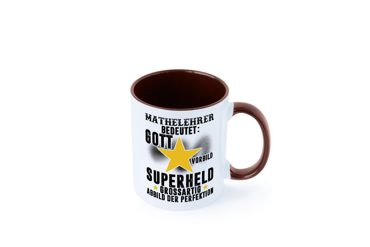 Bedeutung von Mathelehrer | Lehrer Mathe Humor Geschenkidee Tasse
