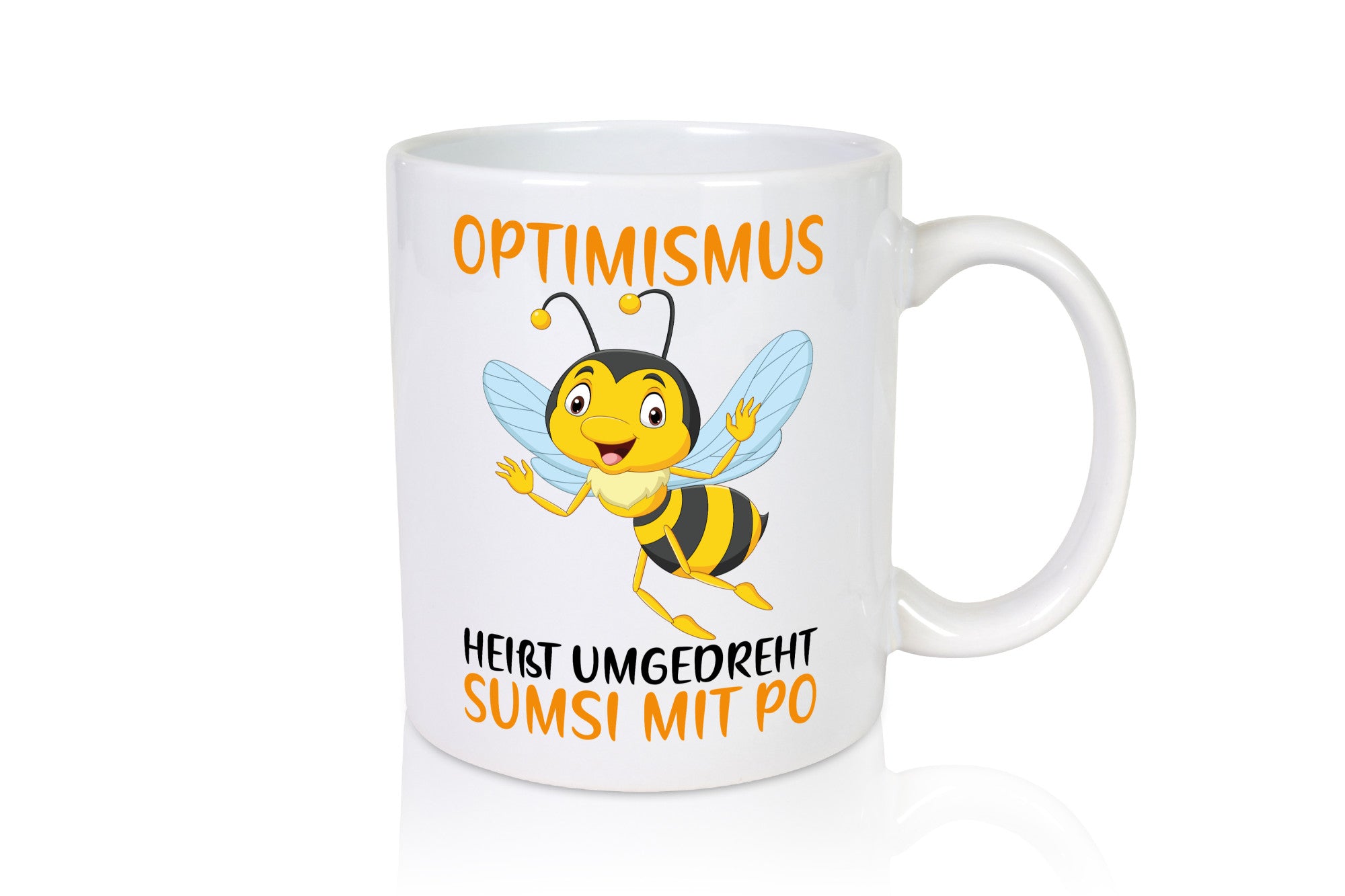 Optimismus Sumsi mit Po | lustige Biene Witz Comic Geschenk Humor Geschenkidee