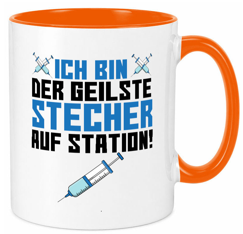 Ich bin der geilste Stecher | Pfleger Arzt Spritze lustig Humor Geschenkidee