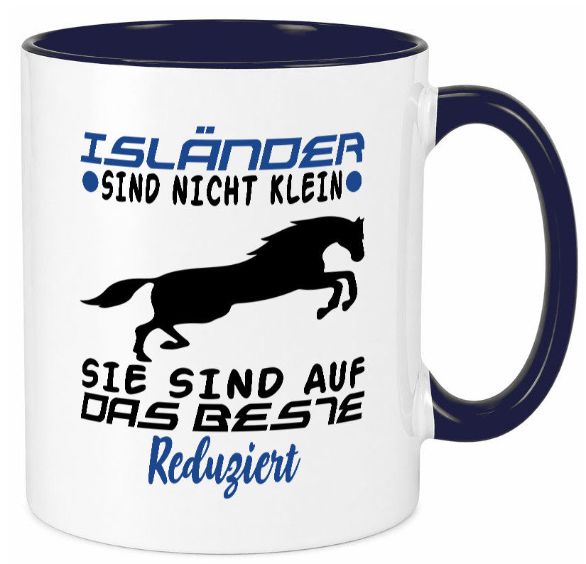 Isländer sind nicht klein | Auf das beste reduziert Geschenk Humor Geschenkidee Tasse