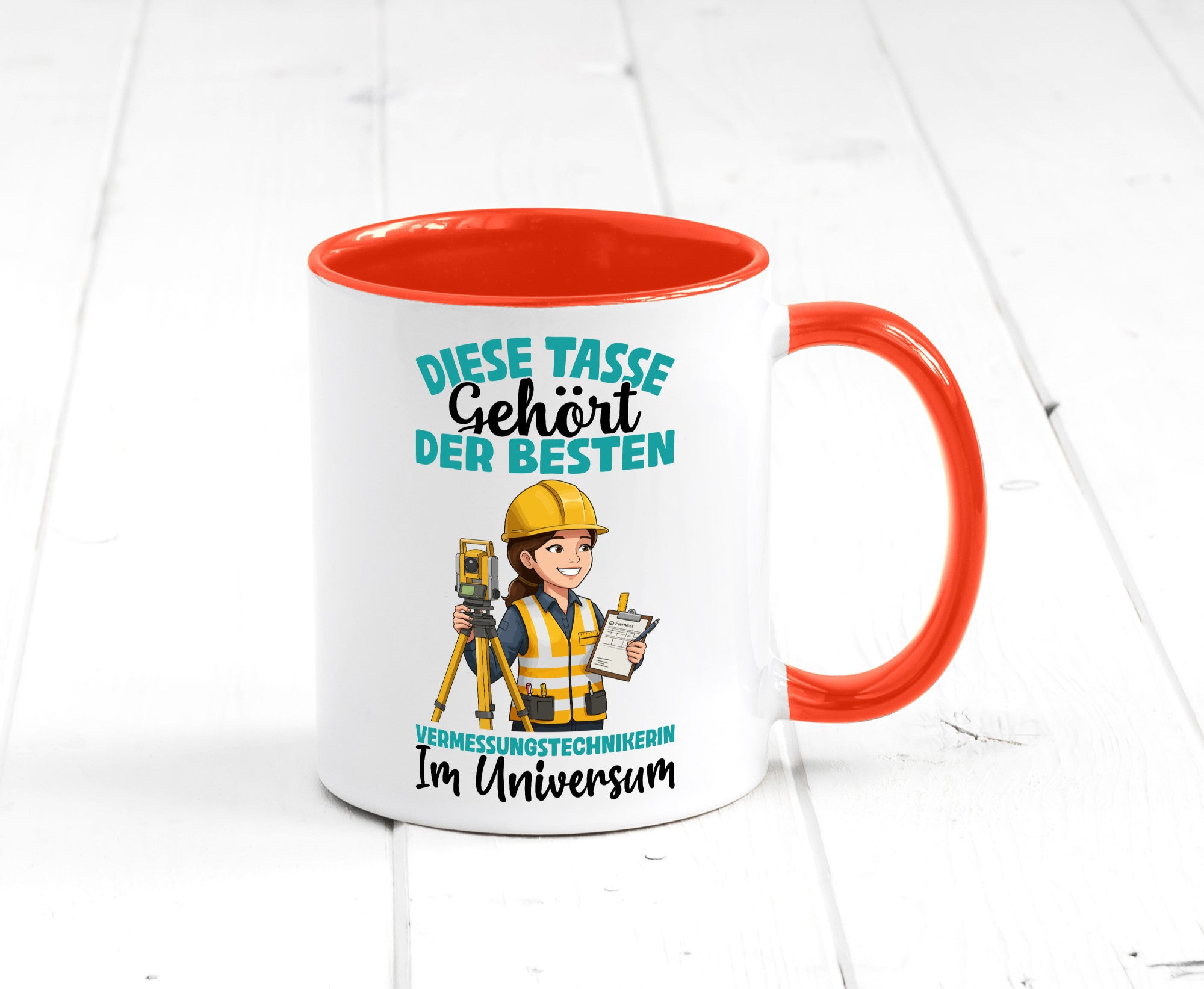 Im Universum: Vermessungstechnikerin | Techniker lustiger Spruch Geschenk Humor