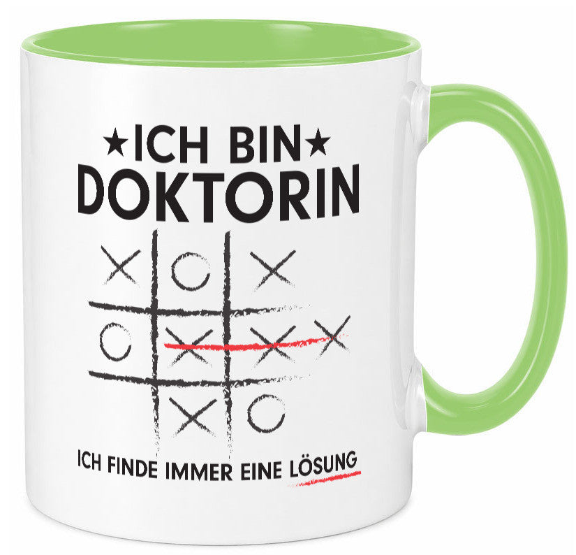 Lösung finden: Doktorin | Doktorand Doktortitel v2 lustig Humor Geschenkidee