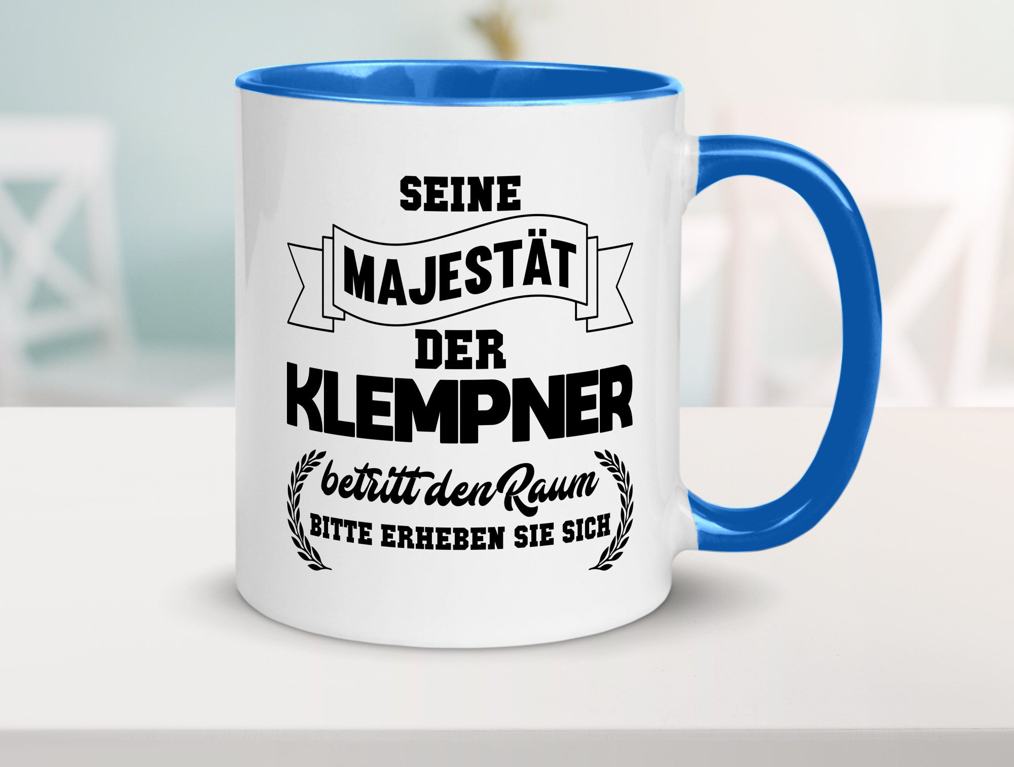 Der Klempner betritt den raum | Geschenk Humor Geschenkidee lustiger Spruch