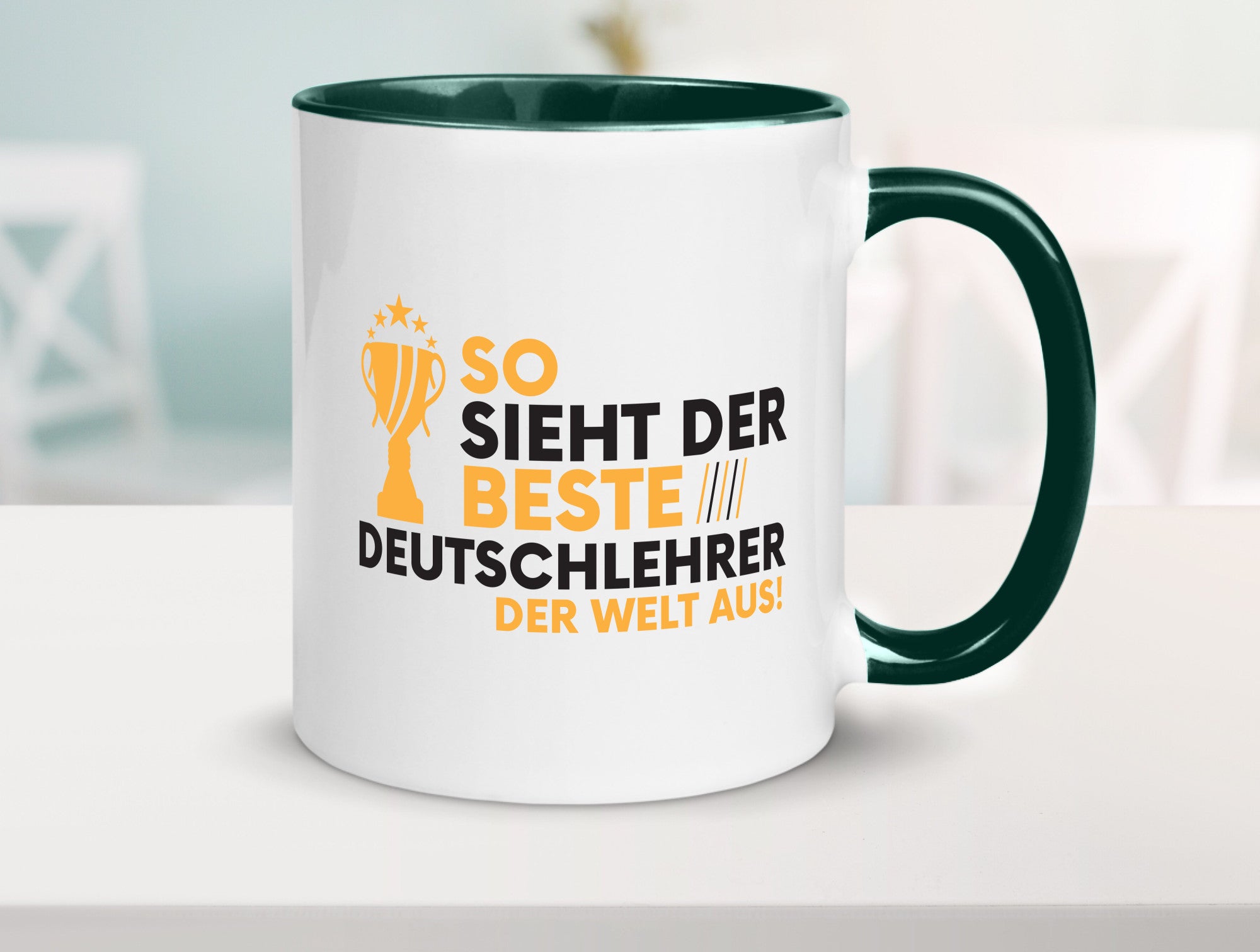 Der Weltbeste Deutschlehrer | Lehrer Schule lustiger Spruch Geschenk Humor