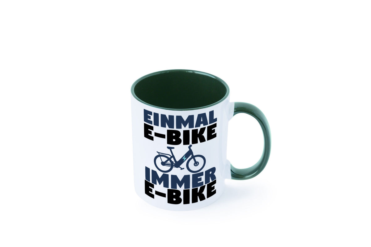 E-Bike Fahrer | Radfahrer Tasse Fahrrad Elektrorad lustiger Spruch Geschenk