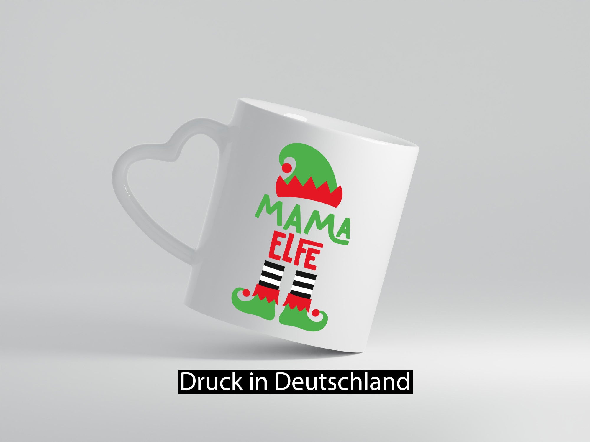 Weihnachtself | Weihnachten Mama Mütze Stiefel Humor Familie Geschenkidee Tasse