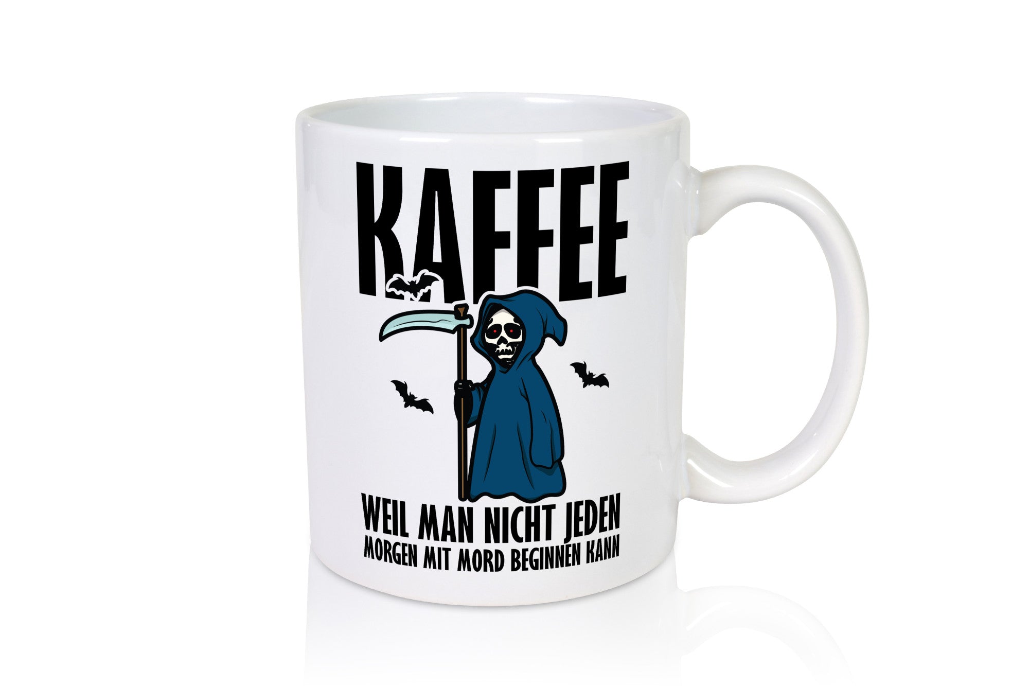 Jeden Morgen Kaffee lustig Humor Geschenkidee Geschenk Tasse