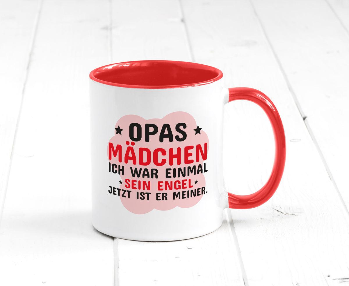 Opas Mädchen | Trauer Tasse Abschied Enkelin lustig Familie Geschenkidee