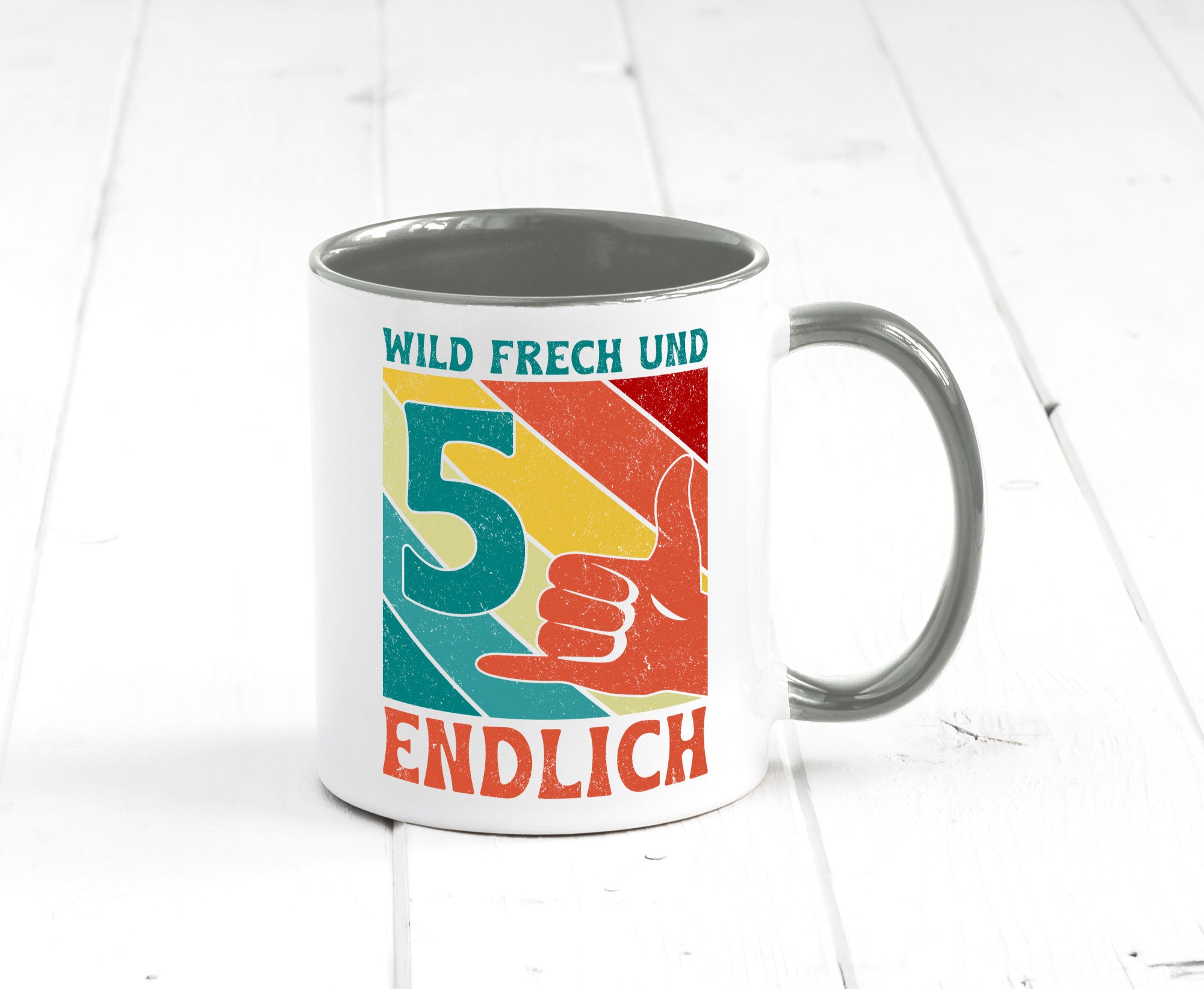 5. Geburtstag | 5 Jahre Wild und Frech Geschenk Geschenkidee lustiger Spruch