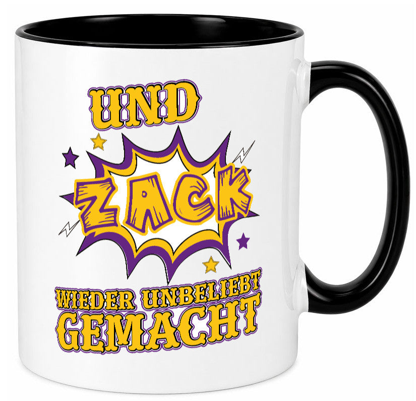 Wieder unbeliebt gemacht Geschenk Humor Geschenkidee lustiger Spruch Tasse