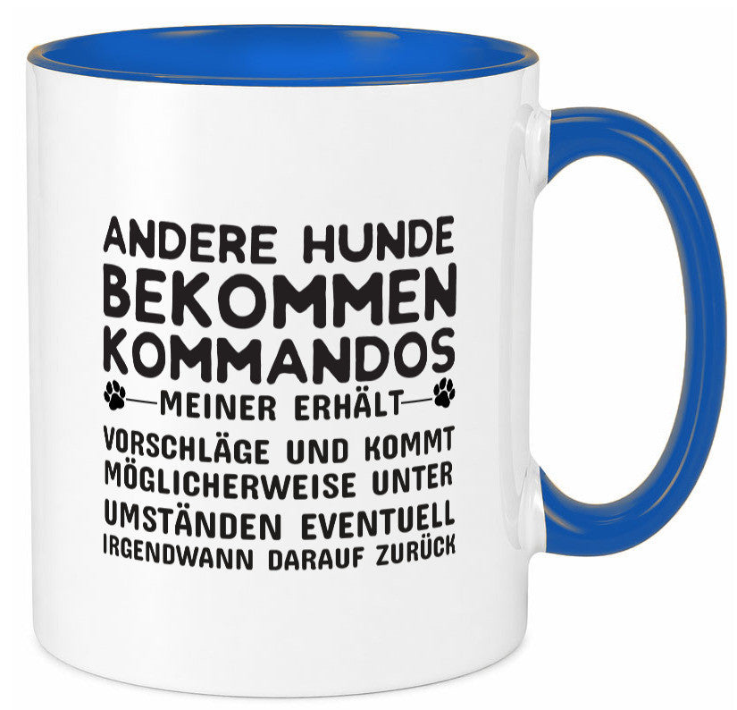 Hunde Training | Hundebesitzer Tasse Hundekommando lustig Tierliebhaber Humor