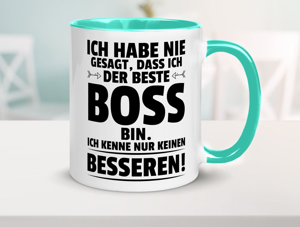 Der Beste Boss | Führungskraft Vorgesetzter lustiger Spruch Geschenk Humor Tasse