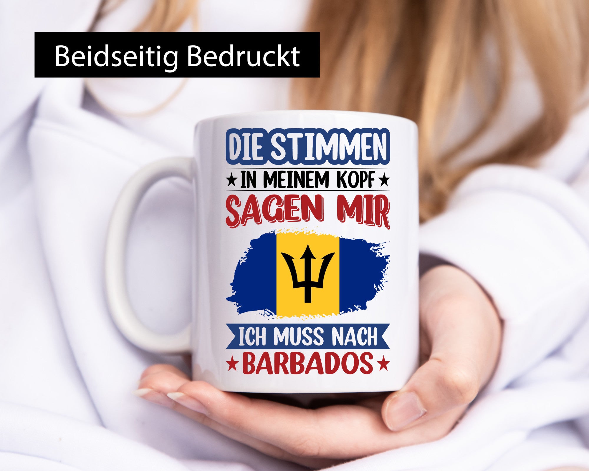 Barbados | Urlaub Stimmen in meinem Kopf Traumland lustiger Spruch Geschenk