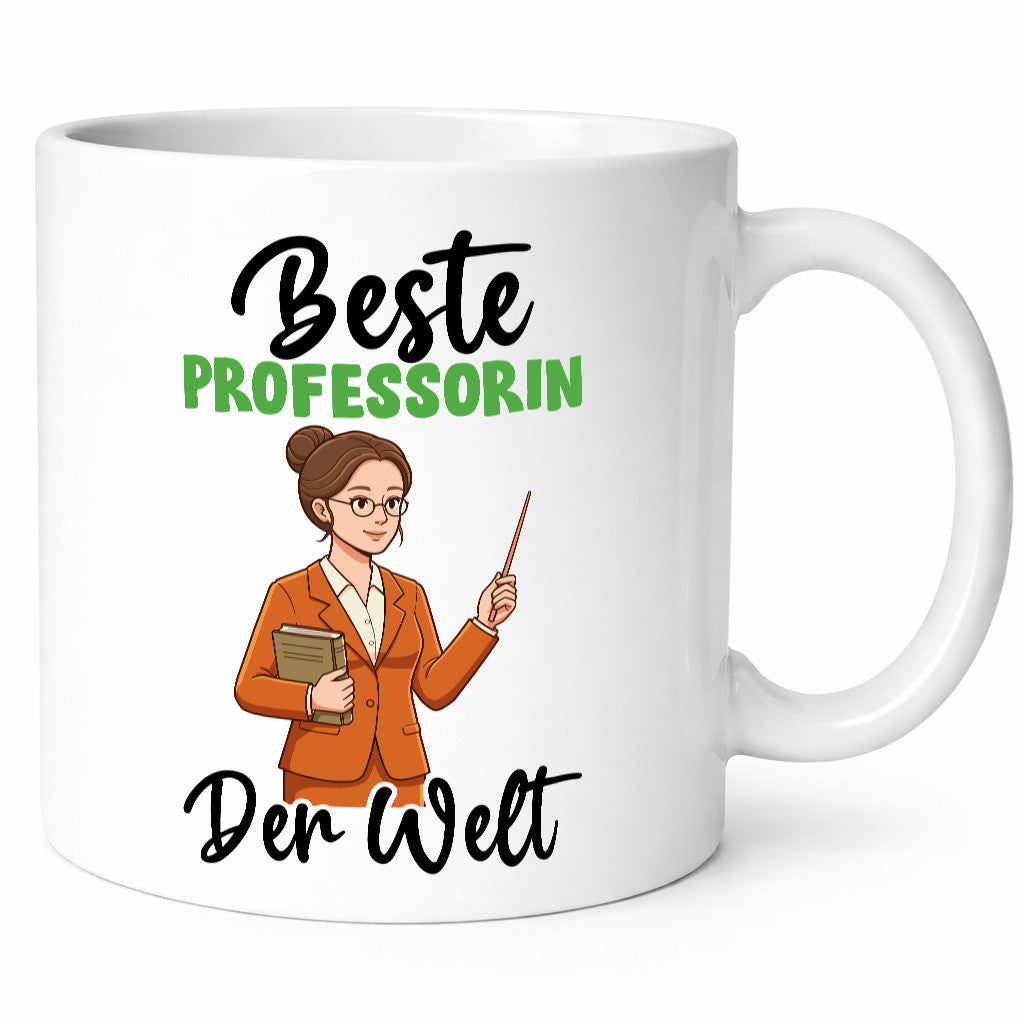 Beste Professorin | Uni Universität v2 Humor Geschenkidee Tasse