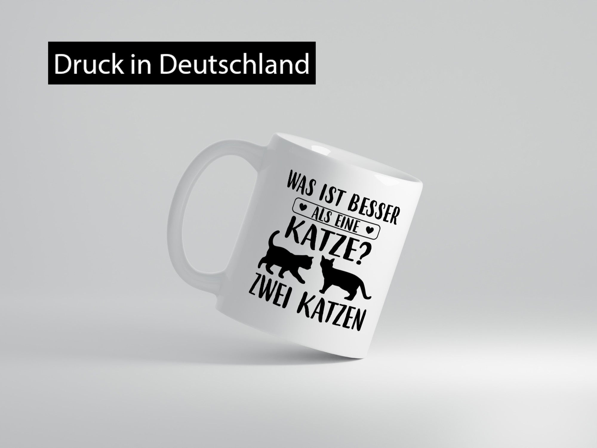 Was ist besser als eine Katze? Zwei Katzen | Katzenliebhaber lustig