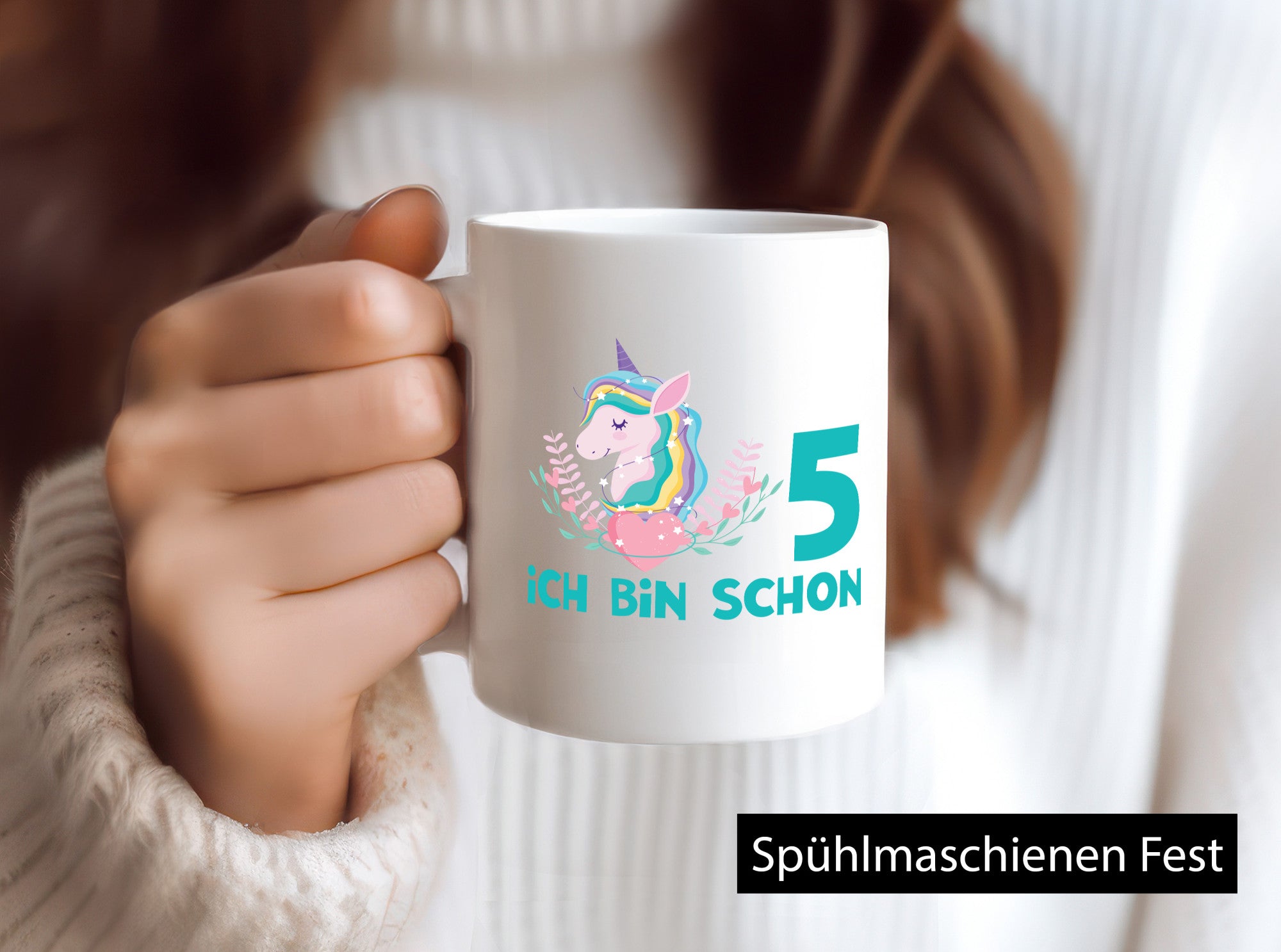 Ich bin schon 5 | 5. Geburtstag Jährige Einhorn Geschenk Geschenkidee lustiger