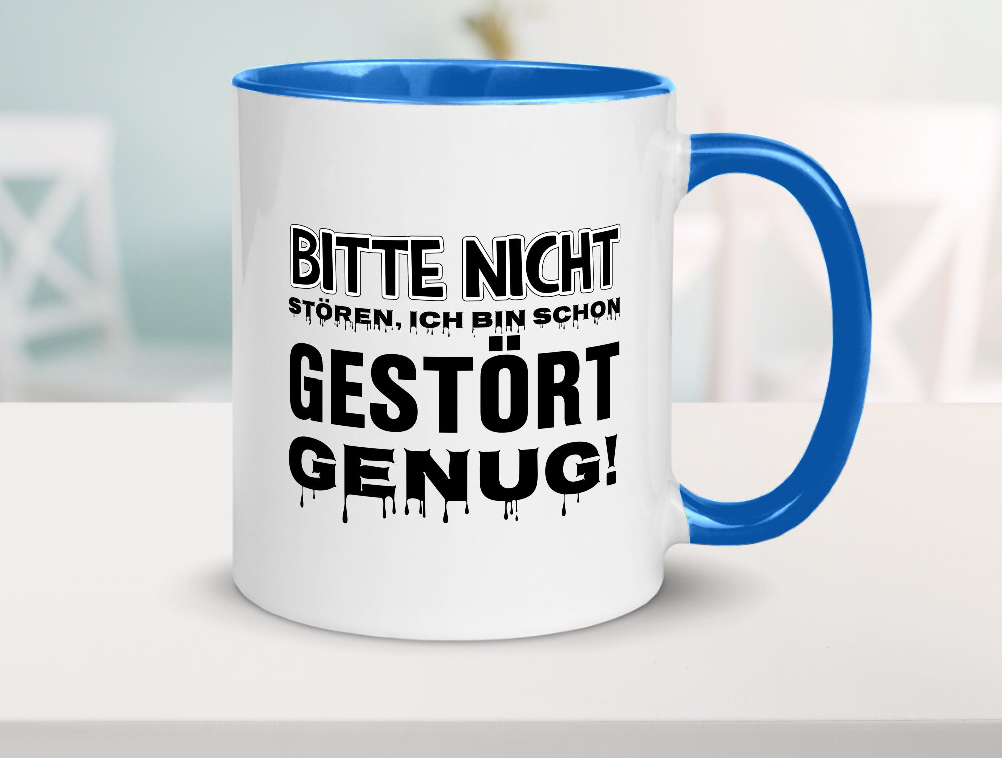 Ich bin schon gestört lustiger Spruch Geschenk Humor Geschenkidee Tasse