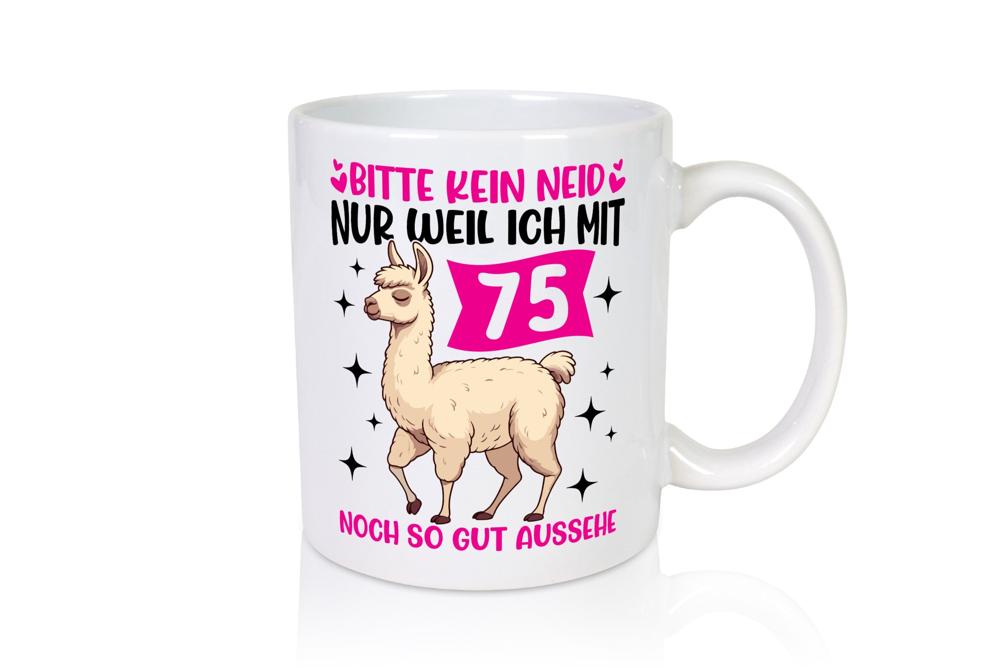 75. Geburtstag | 75 Jahre Lama gut aussehen Geschenk Geschenkidee lustiger