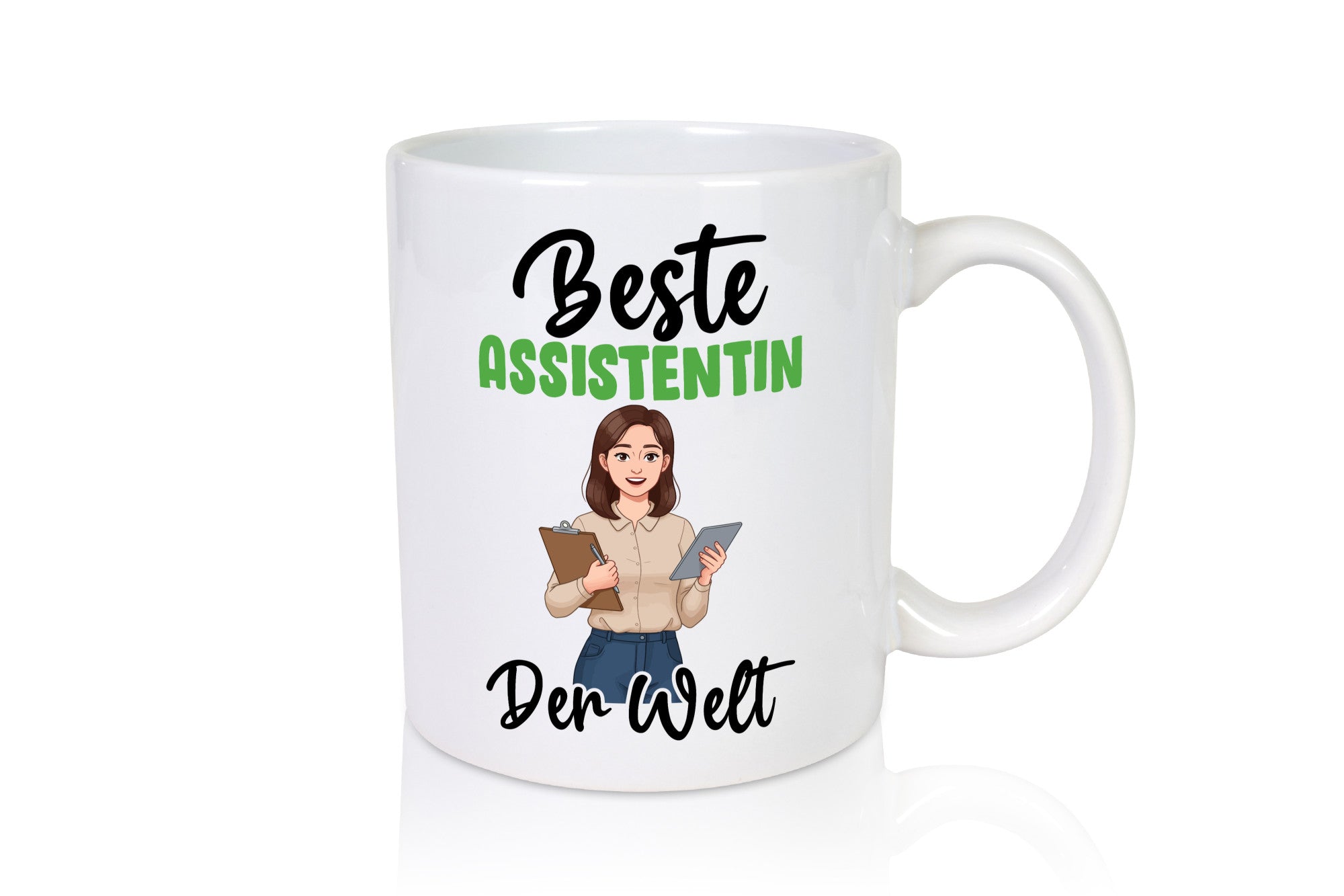 Beste Assistentin | Assistenz Hilfskraft v2 Geschenkidee Humor Tasse