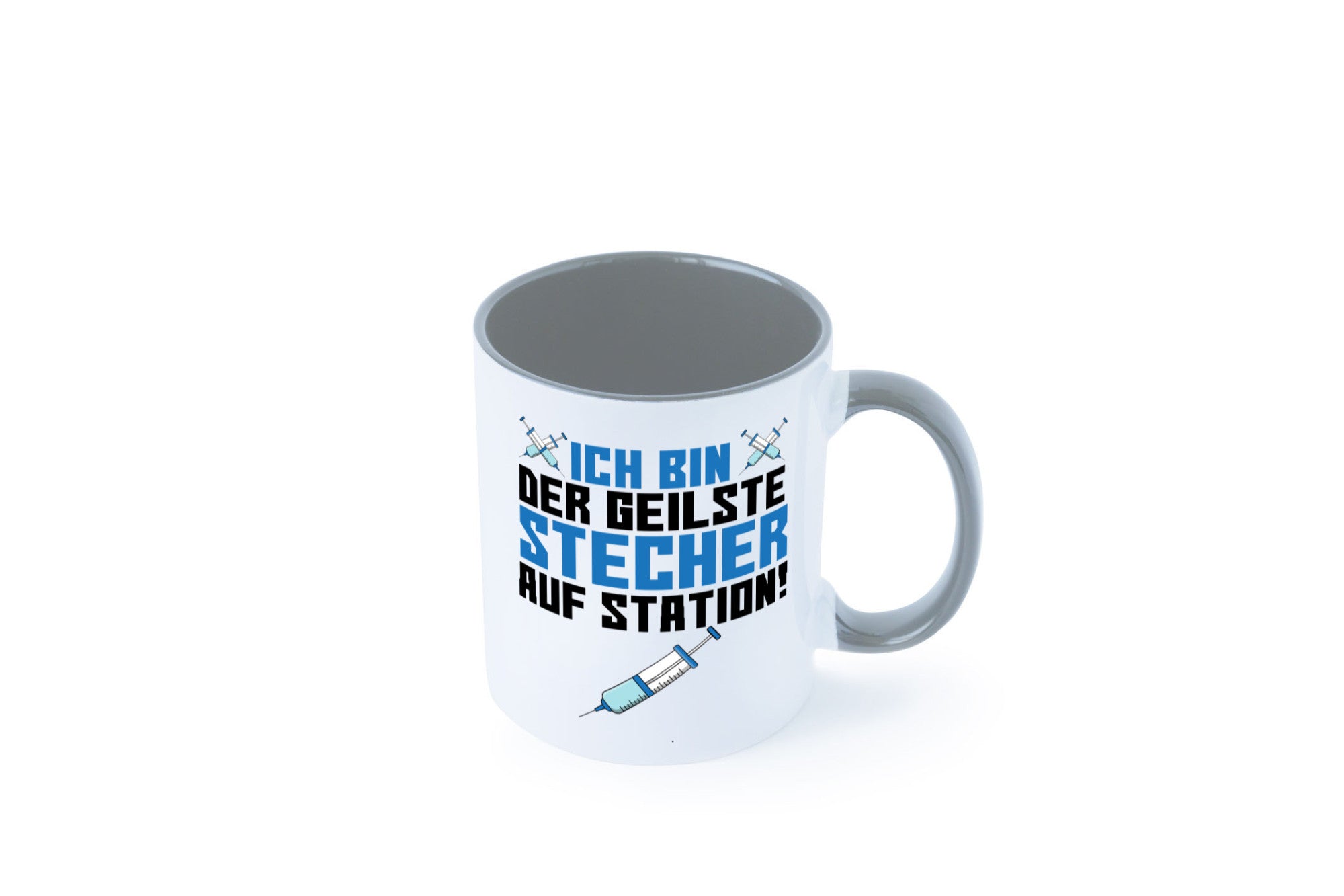 Ich bin der geilste Stecher | Pfleger Arzt Spritze lustig Humor Geschenkidee