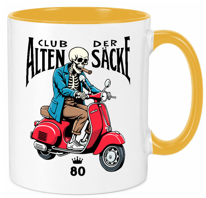 80. Geburtstag | 80 Jahre Club der alten Säcke v2 Humor Geschenkidee Tasse