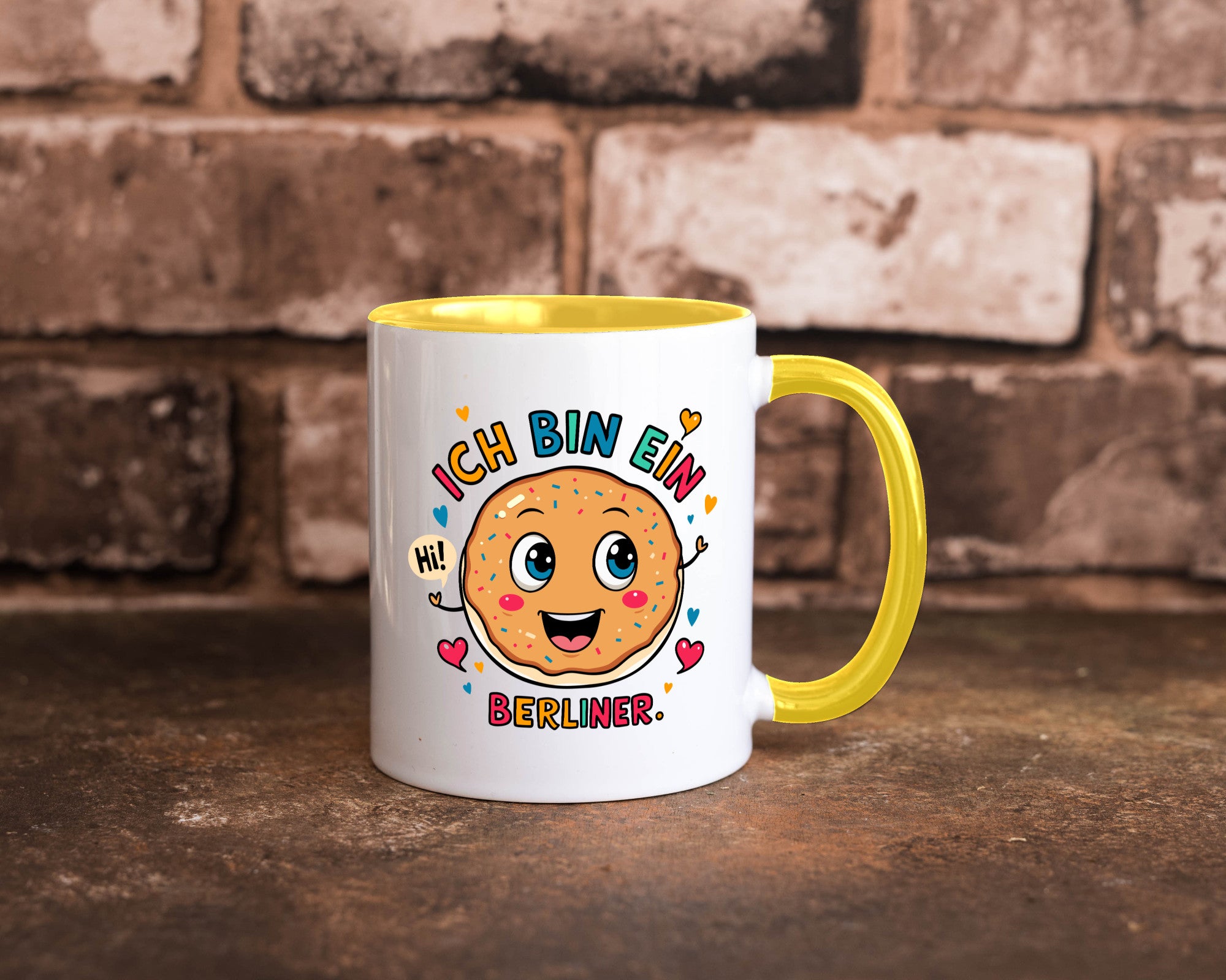 Ich bin ein Berliner | Krapfen Pfannkuchen Humor Geschenkidee Tasse