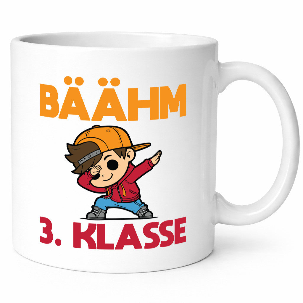 Bäähm 3. Klasse | Schule Junge lustig Humor Geschenkidee Geschenk Tasse