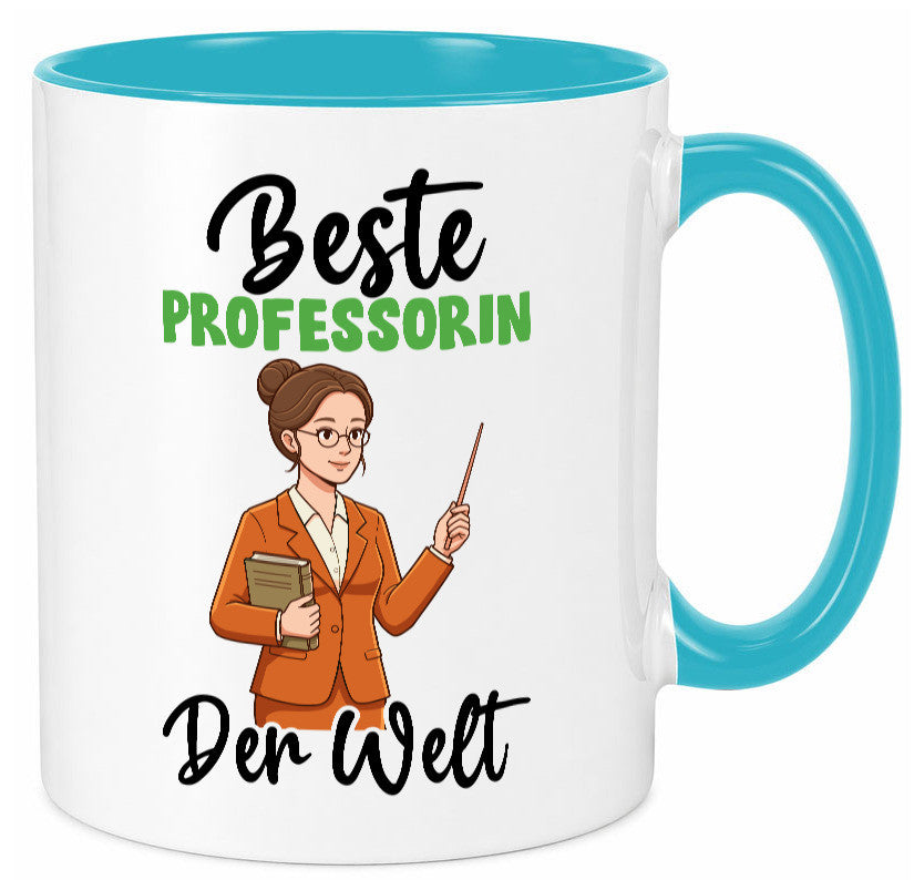 Beste Professorin | Uni Universität v2 Humor Geschenkidee Tasse