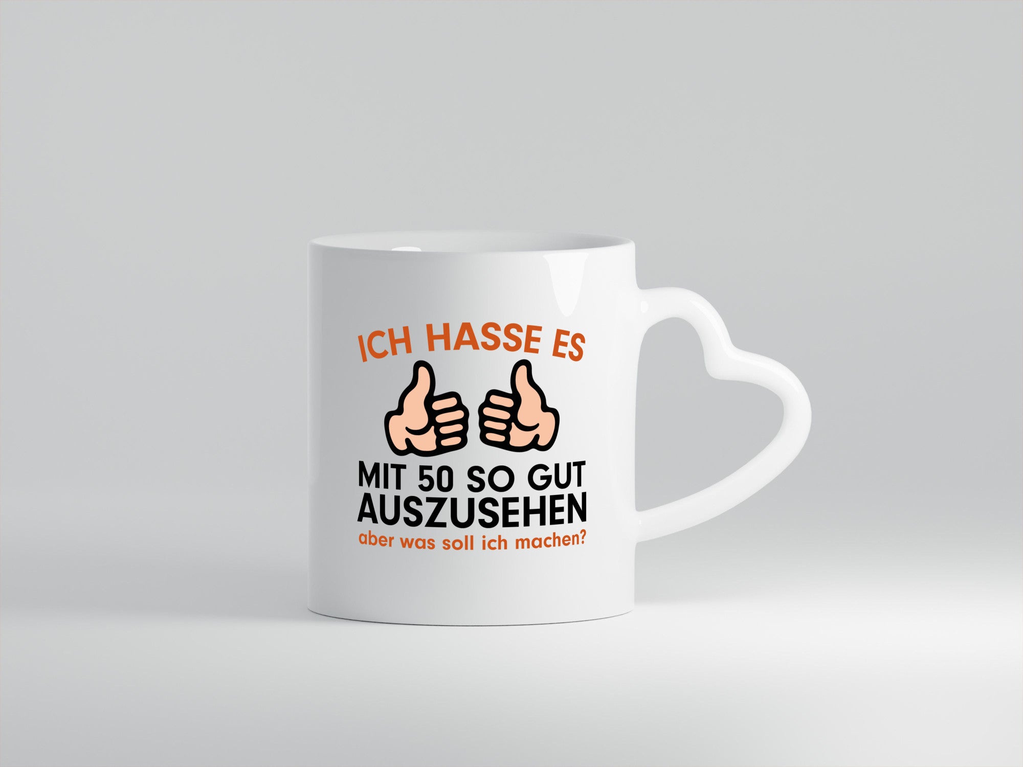 Mit 50 | Geburtstag lustiger Spruch 50er Geschenk Geschenkidee Tasse