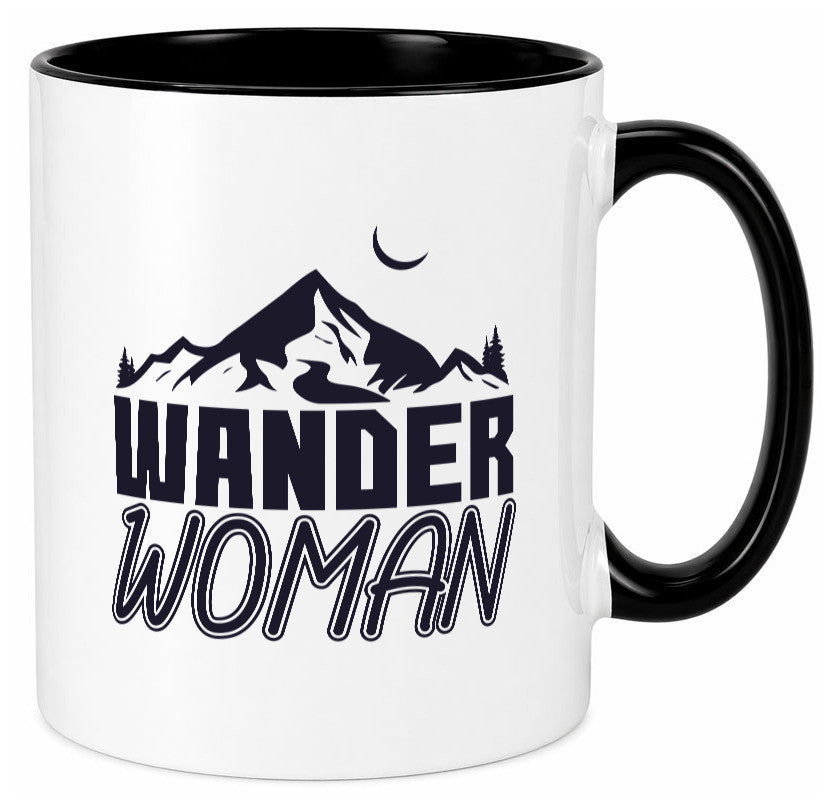 Wander Woman | Frauen Tasse Wanderer Bergsteigen lustig Familie Geschenkidee