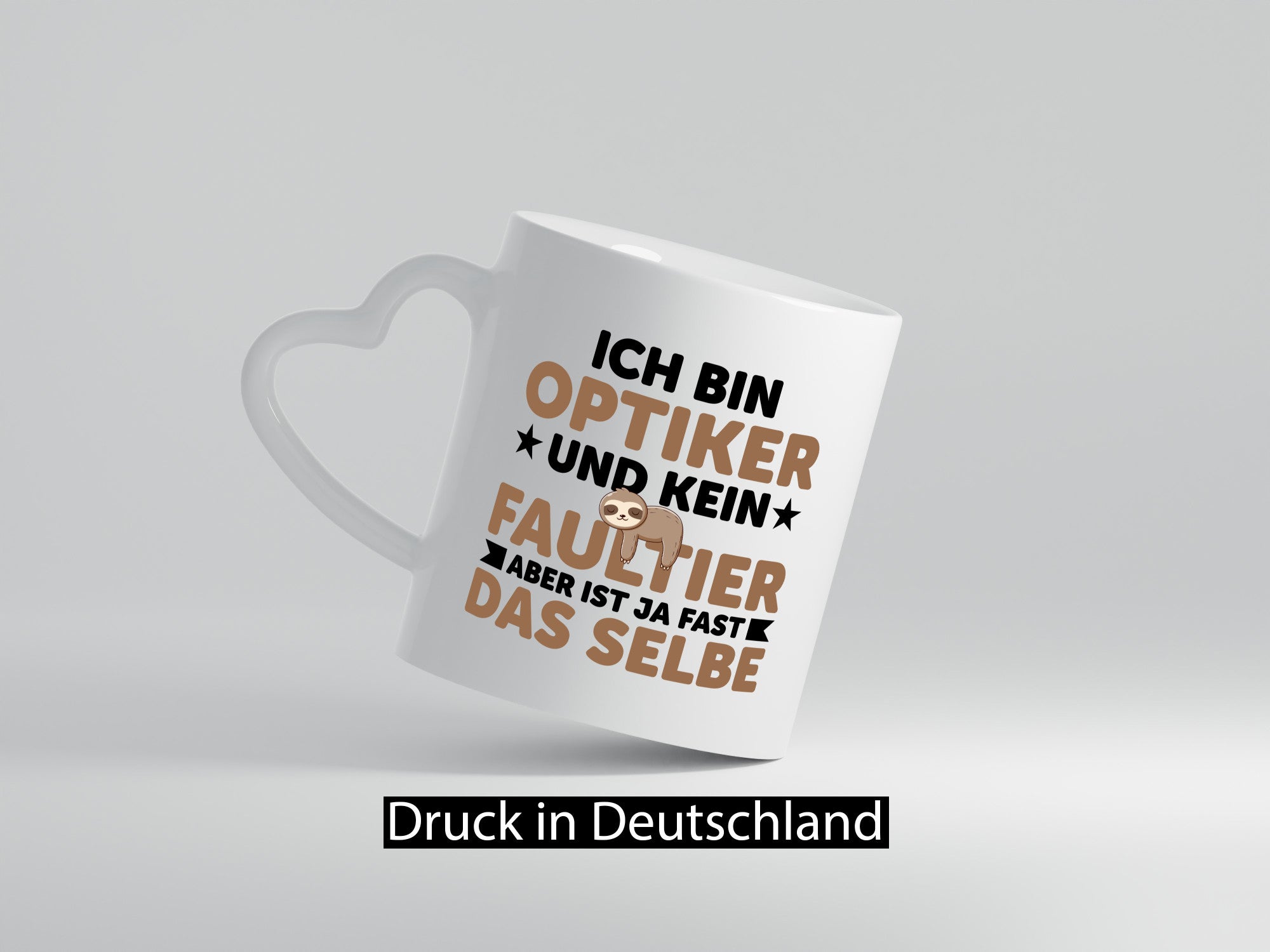Ich bin kein Faultier: Optiker | Augenoptiker v2 lustiger Spruch Geschenk
