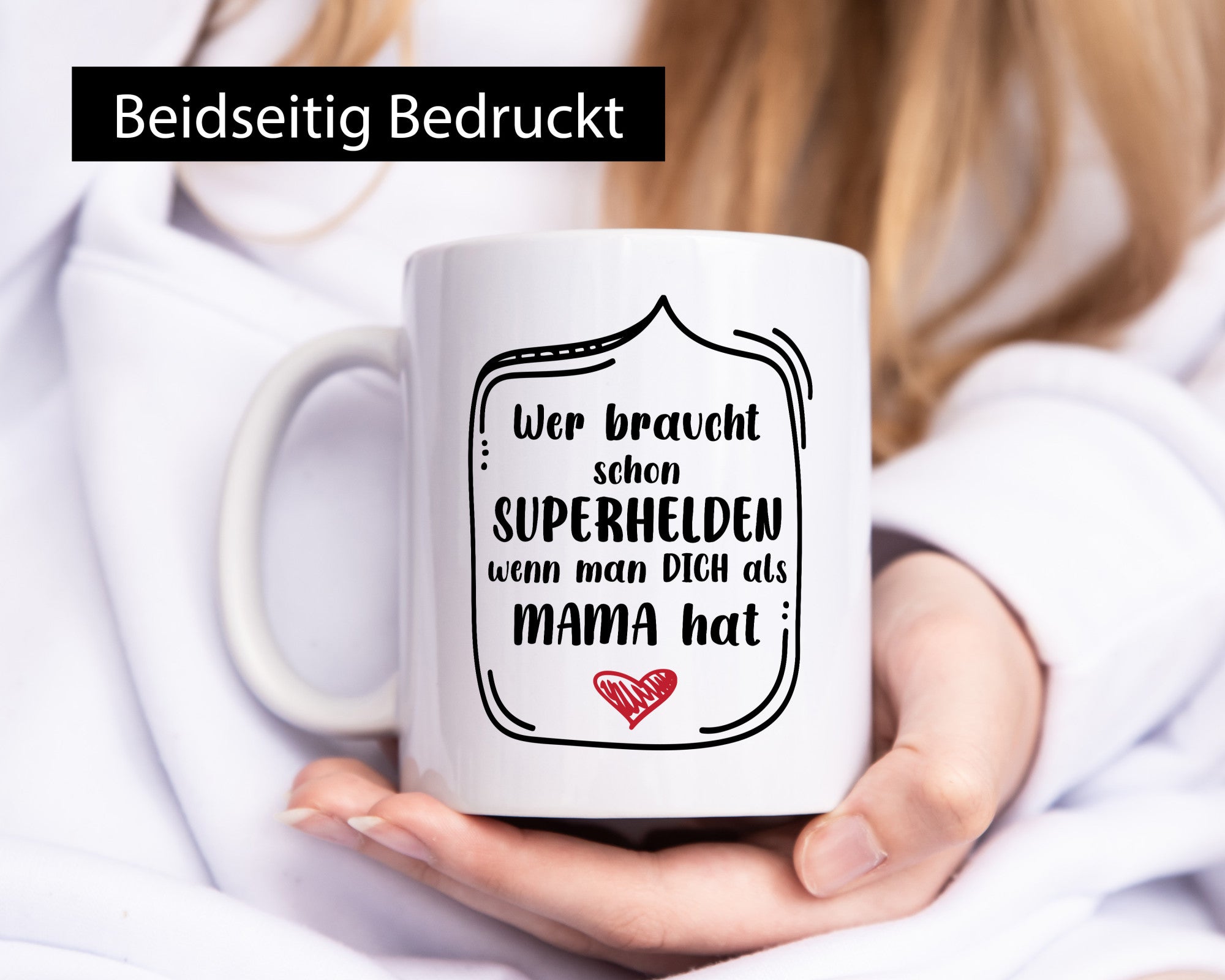 Mama ist die beste | kann alles Muttertag Humor Familie Geschenkidee Tasse