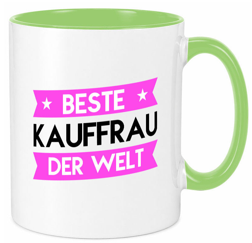 Beste Kauffrau | Kauffrauen Geschenkidee Humor Tasse