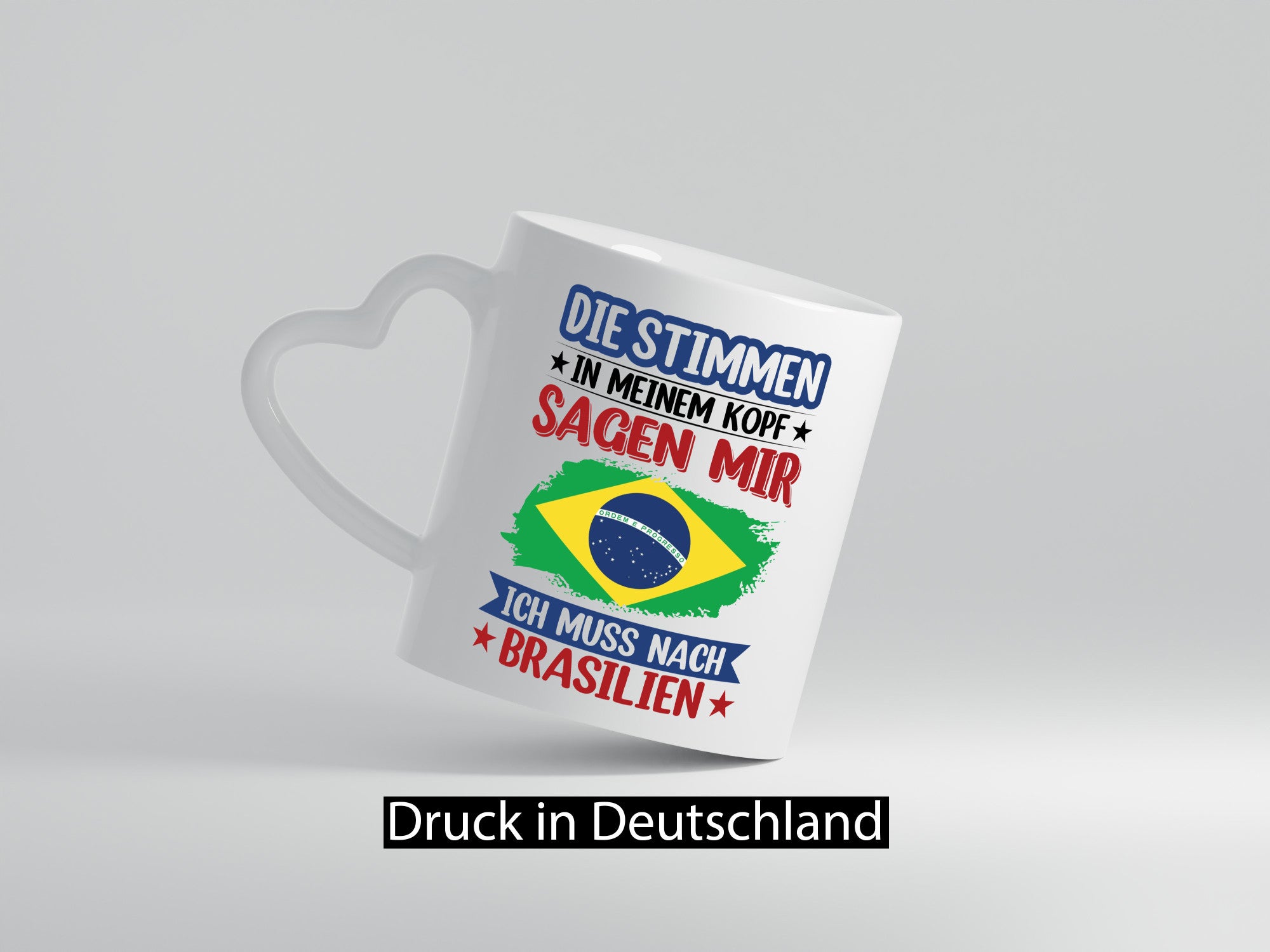 Brasilien | Urlaub Stimmen in meinem Kopf Traumland Humor Geschenkidee Tasse