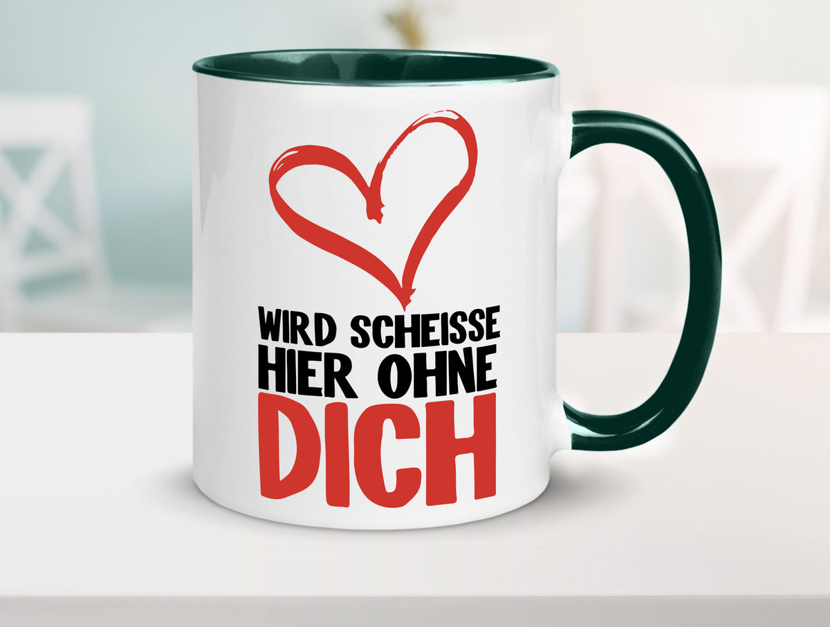 Wird Scheisse Geschenk Humor Geschenkidee lustiger Spruch Tasse