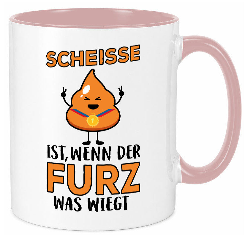 Scheisse ist lustiger Spruch Geschenk Humor Geschenkidee Tasse