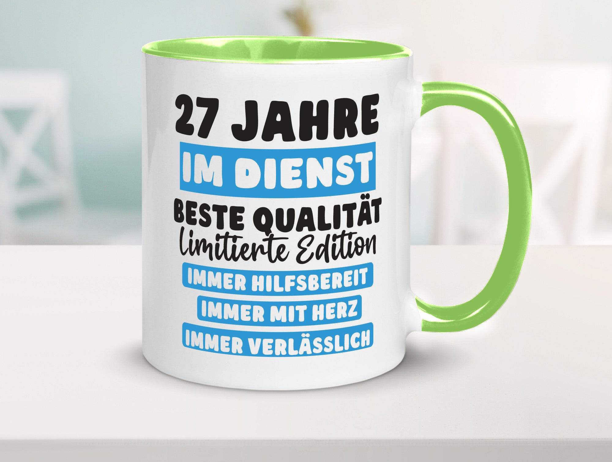 27 Jahre im Dienst | Jubiläum Arbeit v6 lustiger Spruch Geschenk Kollegen Büro