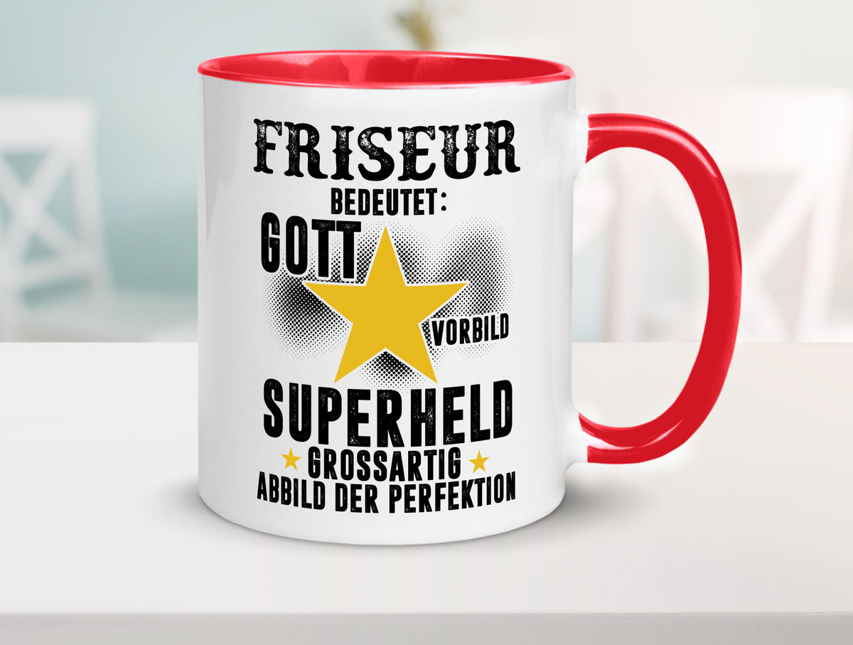 Bedeutung von Friseur | Frisör lustiger Spruch Geschenk Humor Geschenkidee Tasse