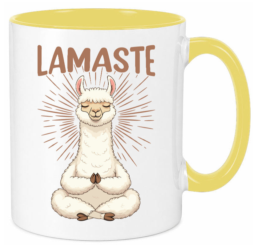 Lamaste | Lama Namaste lustiger Spruch Geschenk Humor Geschenkidee Tasse