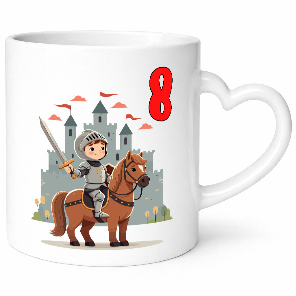8. Geburtstag | 8 Jahre Ritter Junge Schloss Geschenk Geschenkidee lustig