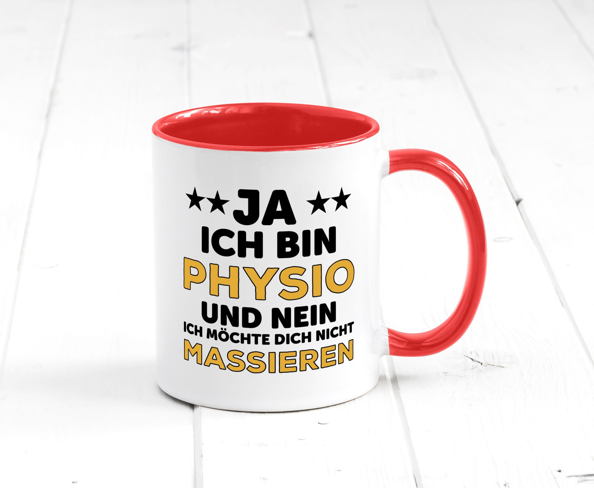 Ich bin Physio | lustige Spruch Tasse Physiotherapeut Geschenkidee Humor